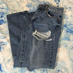 Low Rise Boyfriend Jeans